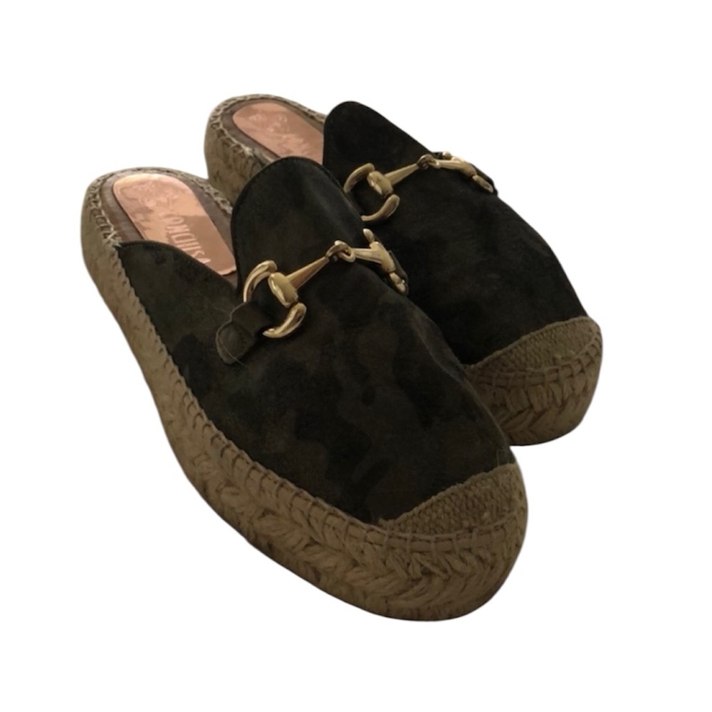 Conchisa Camo Mule Slip ons .
